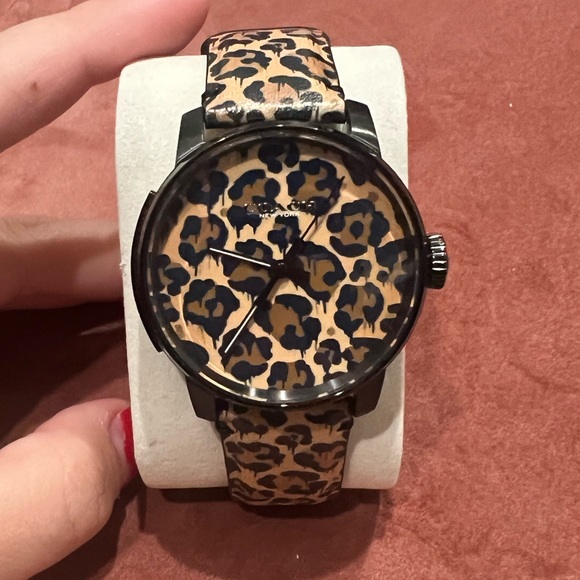 Coach Accessories - RARE! Coach x Baseman leopard watch